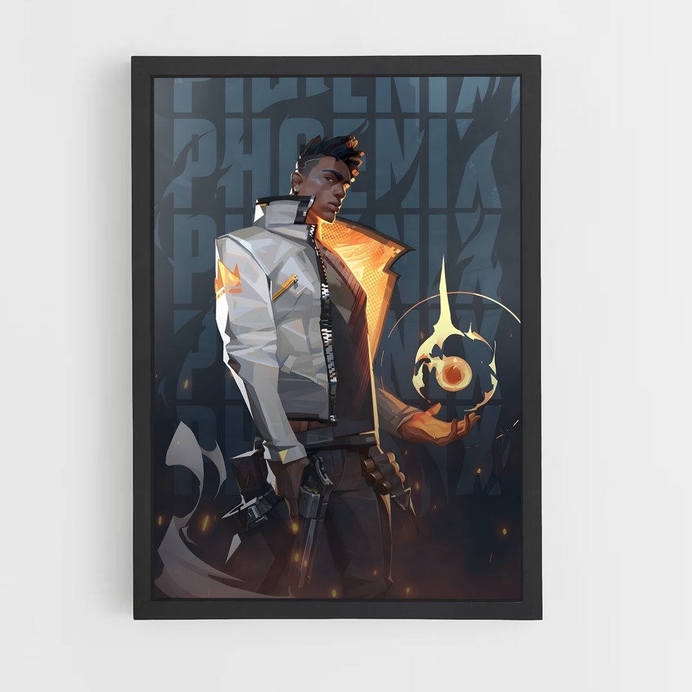 Poster L'Esprit du Phoenix – affiche Valorant (vue 2)